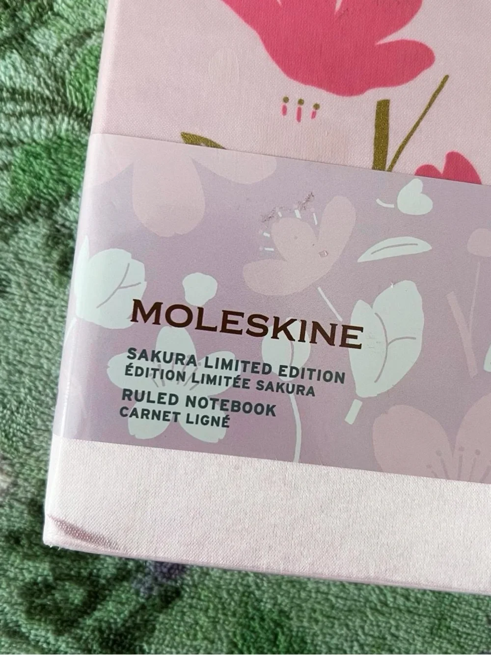Moleskine Sakura Pink Limited Edition Ruled Floral Notebook 🌸💗